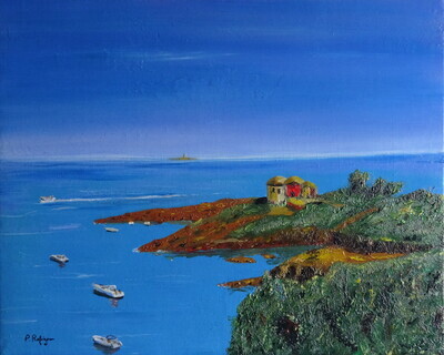 C&ocirc;te d'Azur 40x50