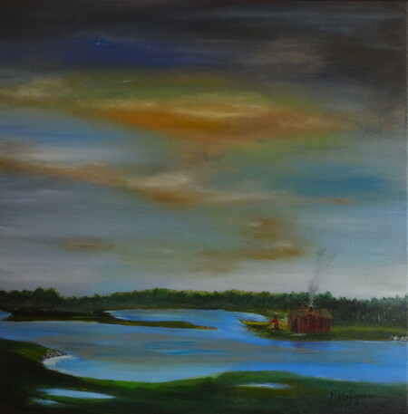 La Cabane du P&ecirc;cheur 60x60