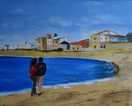 Les Amants de Punta Secca 50x40
