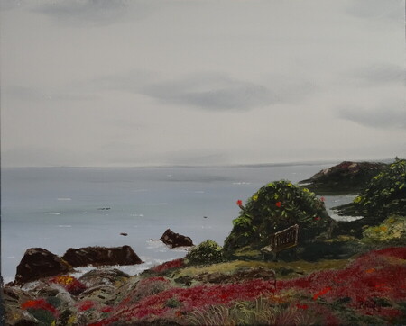 La Baie de Monterey, Californie 60x50